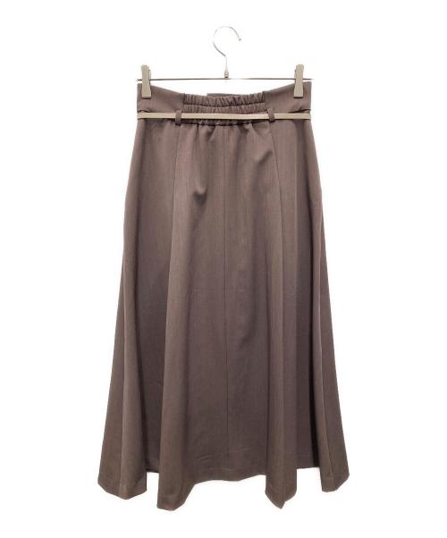JILL BY JILLSTUART（ジル バイ ジルスチュアート）JILL BY JILLSTUART (ジル バイ ジルスチュアート) ベルト付スカート ブラウン サイズ:Mの古着・服飾アイテム