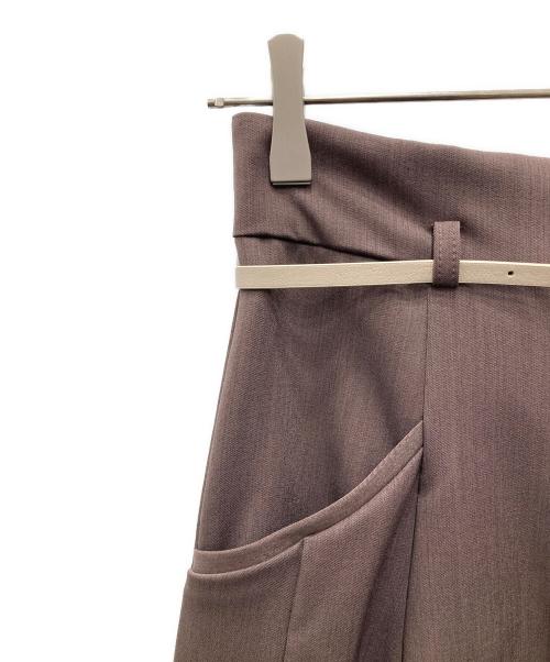 JILL BY JILLSTUART（ジル バイ ジルスチュアート）JILL BY JILLSTUART (ジル バイ ジルスチュアート) ベルト付スカート ブラウン サイズ:Mの古着・服飾アイテム