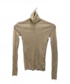 BALLSEYボールジィ）の古着「ドライリブ タートルネックプルオーバー」｜ベージュ