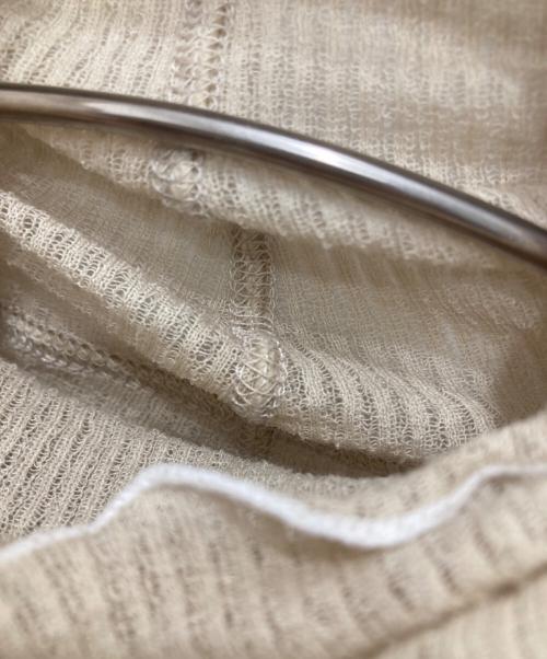 BALLSEY（ボールジィ）BALLSEY (ボールジィ) ドライリブ タートルネックプルオーバー ベージュ サイズ:Sの古着・服飾アイテム