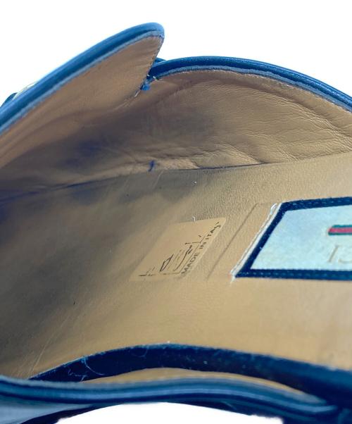 GUCCI（グッチ）GUCCI (グッチ) プリンスタウンスリッパ ブラック サイズ:6の古着・服飾アイテム