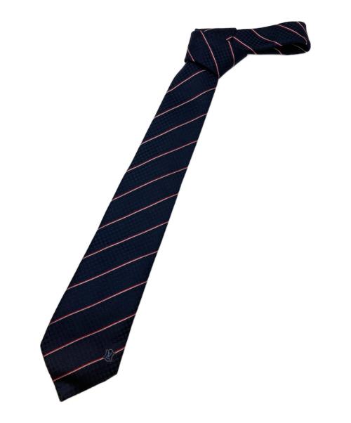 LOUIS VUITTON（ルイ ヴィトン）LOUIS VUITTON (ルイ ヴィトン) クラヴァット・エク 8CM マリーヌ ネイビー サイズ:Fの古着・服飾アイテム