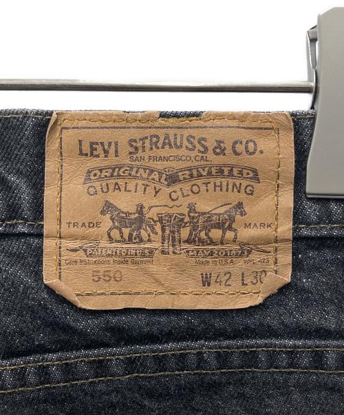 LEVI'S（リーバイス）LEVI'S (リーバイス) 90`S先染ブラックデニムパンツ ブラック サイズ:W42×L30の古着・服飾アイテム