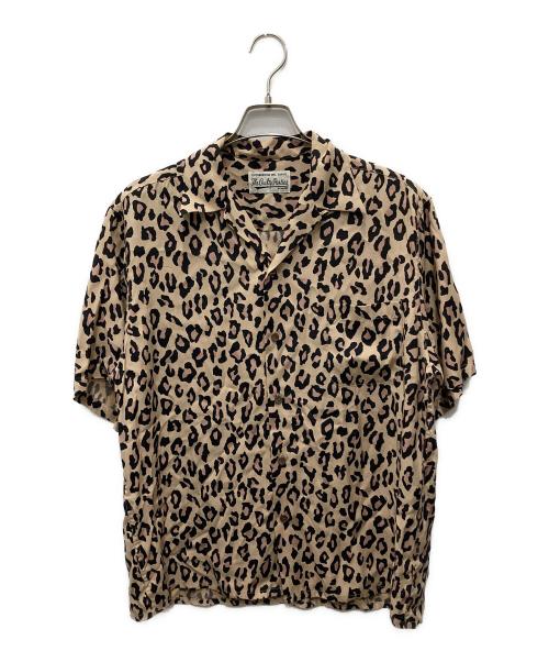 WACKO MARIA（ワコマリア）WACKO MARIA (ワコマリア) レオパードハワイアンシャツ ベージュ サイズ:Lの古着・服飾アイテム