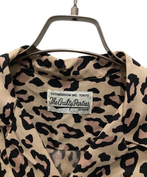 WACKO MARIA（ワコマリア）WACKO MARIA (ワコマリア) レオパードハワイアンシャツ ベージュ サイズ:Lの古着・服飾アイテム