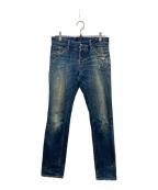 DSQUARED2ディースクエアード）の古着「ダメージ加工デニムパンツ」｜ブルー