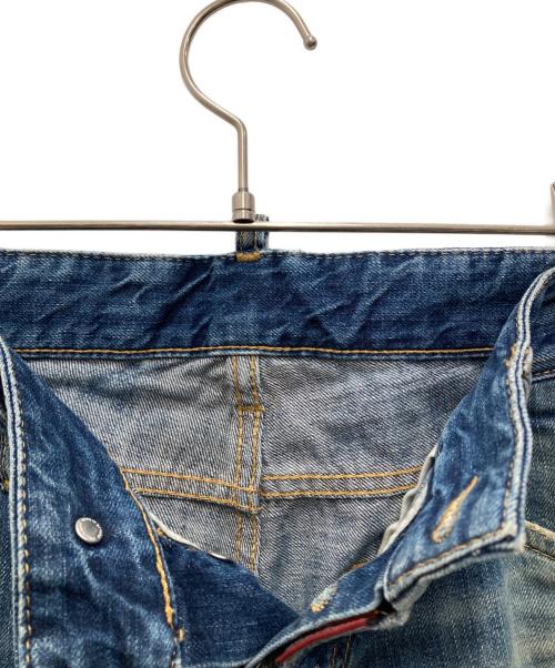 DSQUARED2（ディースクエアード）DSQUARED2 (ディースクエアード) ダメージ加工デニムパンツ ブルー サイズ:44の古着・服飾アイテム