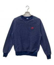 NIKE（ナイキ）の古着「80'sパイルスウェット」｜ネイビー