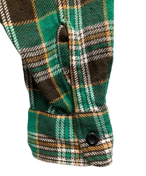 SUGAR CANE（シュガーケーン）SUGAR CANE (シュガーケーン) TWILL CHECK WORK SHIRT/ツイル・チェック・ワーク・シャツ グリーン サイズ:Sの古着・服飾アイテム