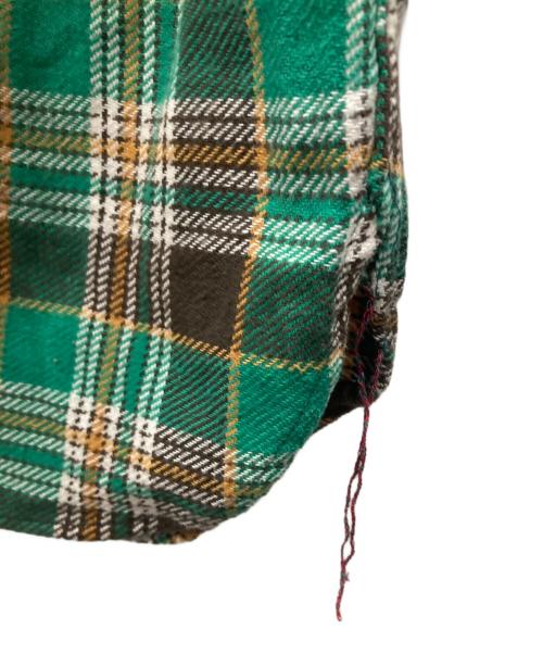 SUGAR CANE（シュガーケーン）SUGAR CANE (シュガーケーン) TWILL CHECK WORK SHIRT/ツイル・チェック・ワーク・シャツ グリーン サイズ:Sの古着・服飾アイテム