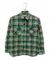 SUGAR CANE（シュガーケーン）の古着「TWILL CHECK WORK SHIRT/ツイル・チェック・ワーク・シャツ」｜グリーン
