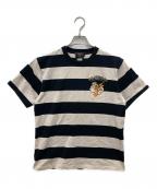 The BRAVE-MAN×LOONEY TUNESブレイブマン×ルーニーチューンズ）の古着「ボーダーカットソー」｜ホワイト×ブラック