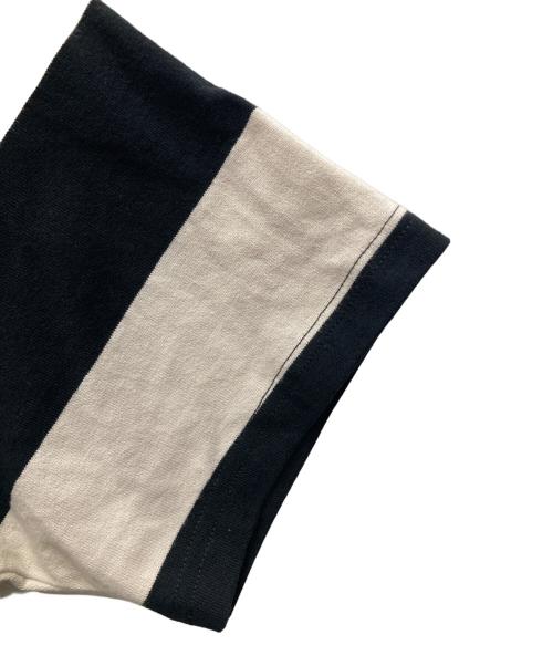 The BRAVE-MAN（ブレイブマン）the BRAVE-MAN (ブレイブマン) LOONEY TUNES (ルーニーチューンズ) ボーダーカットソー ホワイト×ブラック サイズ:Mの古着・服飾アイテム