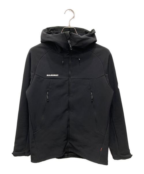 MAMMUT（マムート）MAMMUT (マムート) Winterfield SO Hooded Jacket ブラック サイズ:Mの古着・服飾アイテム