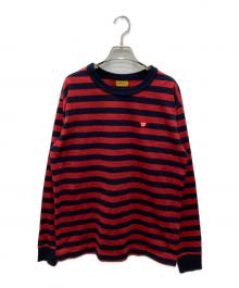 HUMAN MADE（ヒューマンメイド）の古着「STRIPED L/S T-SHIRT」｜レッド×ネイビー