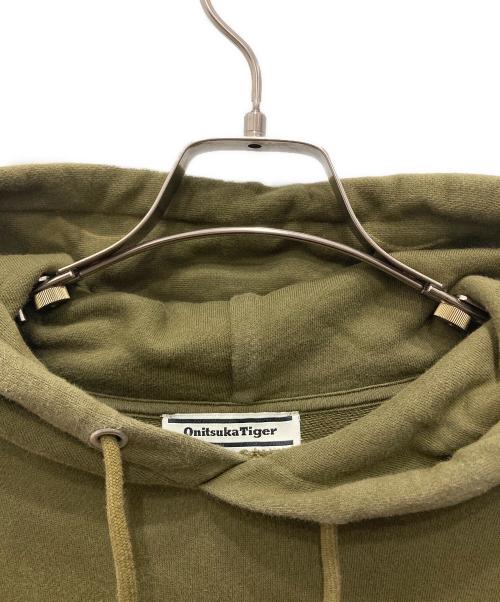 Onitsuka Tiger（オニツカタイガー）Onitsuka Tiger (オニツカタイガー) SWEAT HOODIE/スウェット フーディー カーキ サイズ:Mの古着・服飾アイテム