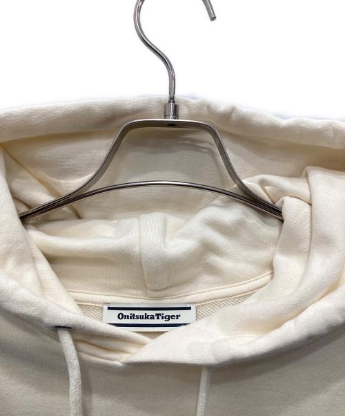 Onitsuka Tiger（オニツカタイガー）Onitsuka Tiger (オニツカタイガー) SWEAT HOODIE/スウェット フーディー アイボリー サイズ:Lの古着・服飾アイテム