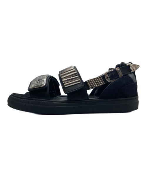 TOGA PULLA（トーガ プルラ）TOGA PULLA (トーガ プルラ) METAL SNEAKER SANDALS/メタル・スニーカー・サンダル ブラック サイズ:37の古着・服飾アイテム