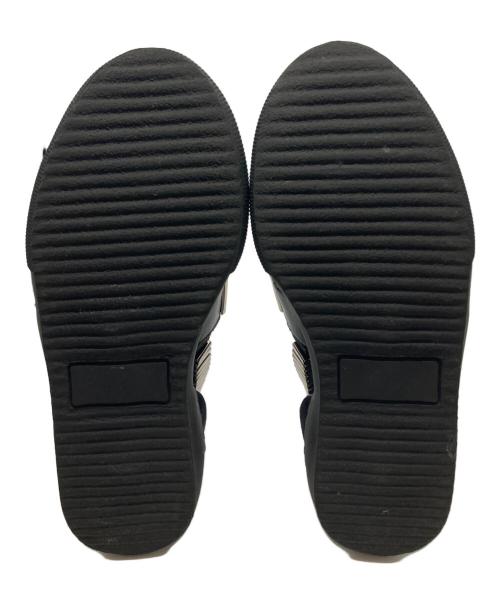 TOGA PULLA（トーガ プルラ）TOGA PULLA (トーガ プルラ) METAL SNEAKER SANDALS/メタル・スニーカー・サンダル ブラック サイズ:37の古着・服飾アイテム