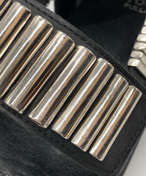 TOGA PULLA（トーガ プルラ）TOGA PULLA (トーガ プルラ) METAL SNEAKER SANDALS/メタル・スニーカー・サンダル ブラック サイズ:37の古着・服飾アイテム