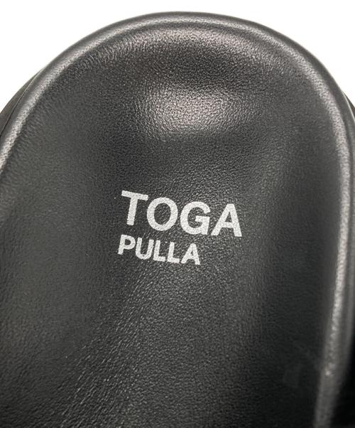 TOGA PULLA（トーガ プルラ）TOGA PULLA (トーガ プルラ) FUR CONCHO SANDALS/ファー・コンチョ・サンダル ブラック サイズ:37の古着・服飾アイテム