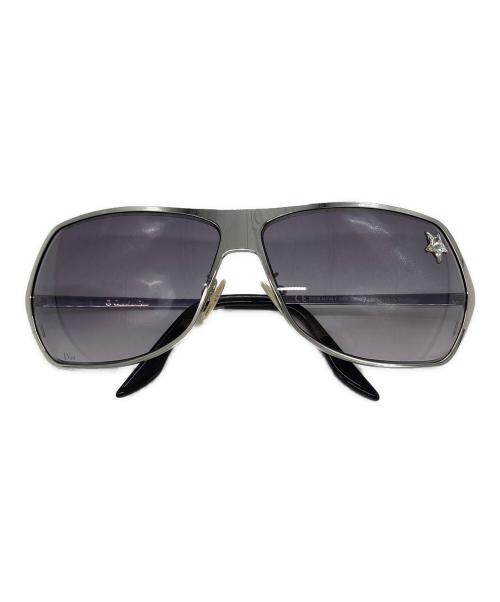 Christian Dior（クリスチャン ディオール）Christian Dior (クリスチャン ディオール) ティアドロップサングラス シルバー サイズ:69□10 125の古着・服飾アイテム