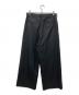GROUND Y (グラウンドワイ) T/W gabardine 2tack slim pants ブラック サイズ:3 未使用品：23000円