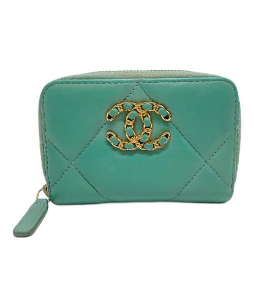 CHANEL（シャネル）CHANEL (シャネル) マトラッセカードケース エメラルドグリーンの古着・服飾アイテム