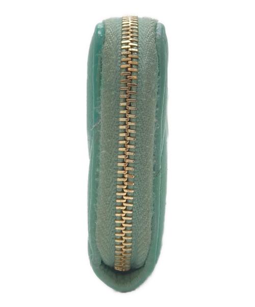 CHANEL（シャネル）CHANEL (シャネル) マトラッセカードケース エメラルドグリーンの古着・服飾アイテム