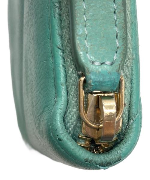 CHANEL（シャネル）CHANEL (シャネル) マトラッセカードケース エメラルドグリーンの古着・服飾アイテム