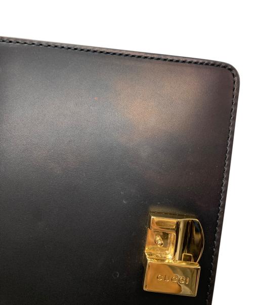 GUCCI（グッチ）GUCCI (グッチ) シルヴィ ミニチェーンショルダーバッグ ブラックの古着・服飾アイテム