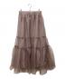 Arpege story（アルページュストーリー）の古着「オーガンティアードスカート」｜ピンク