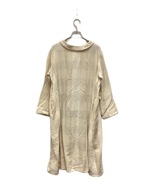 TSUHARU by samansa Mos2（ツハル バイ サマンサモスモス）TSUHARU by samansa Mos2 (ツハル バイ サマンサモスモス) ウールコットンワンピース アイボリー サイズ:Fの古着・服飾アイテム