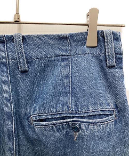 SLOBE IENA（スローブ イエナ）SLOBE IENA (スローブ イエナ) LEDENIM TUCK TROUSERデニム ブルー サイズ:38の古着・服飾アイテム