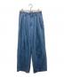 SLOBE IENA（スローブ イエナ）の古着「LEDENIM TUCK TROUSERデニム」｜ブルー