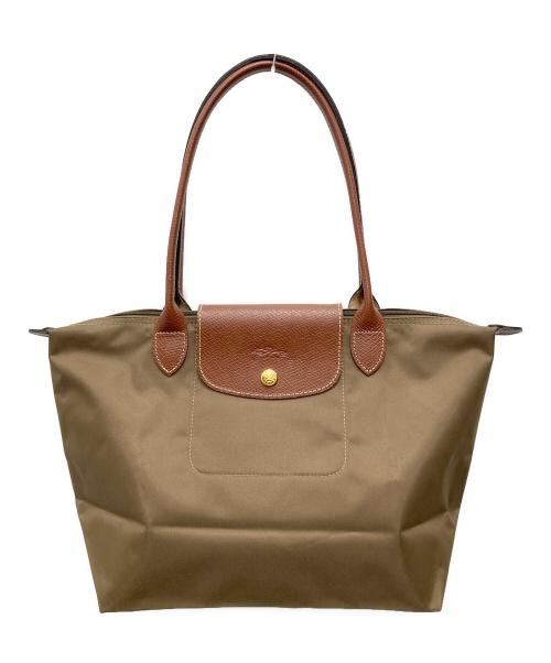 LONGCHAMP（ロンシャン）LONGCHAMP (ロンシャン) ルプリアージュトートバッグ オリーブの古着・服飾アイテム