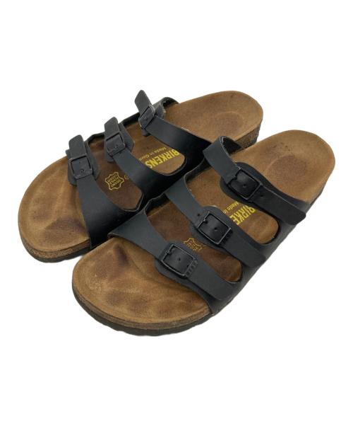 BIRKENSTOCK（ビルケンシュトック）BIRKENSTOCK (ビルケンシュトック) FLORIDAサンダル ブラック サイズ:24.5の古着・服飾アイテム