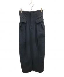 STUDIOUS（ステュディオス）の古着「High Waist Tailored Skirt」｜ブラック