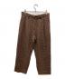 EEL Products（イール プロダクツ）の古着「Rando Pant」｜ブラウン