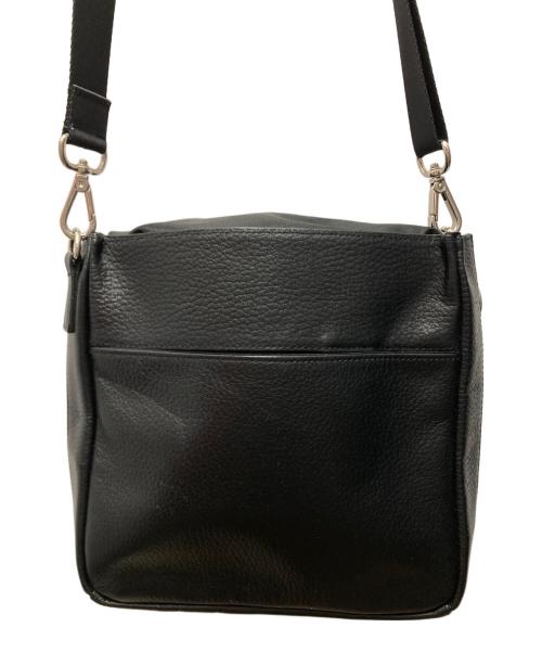FADEN（ファーデン）FADEN (ファーデン) Leather Mini Shoulder Bag/レザー・ミニ・ショルダー・バッグ ブラックの古着・服飾アイテム