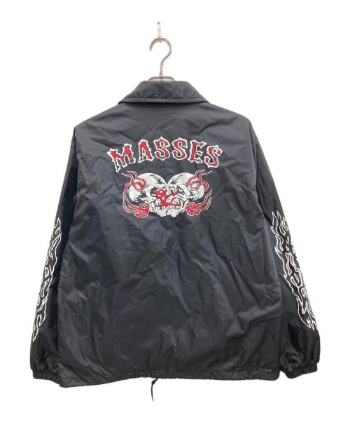 MASSES（マシス）MASSES (マシス) NYLON JKT TWIN SKULL ブラック サイズ:Mの古着・服飾アイテム