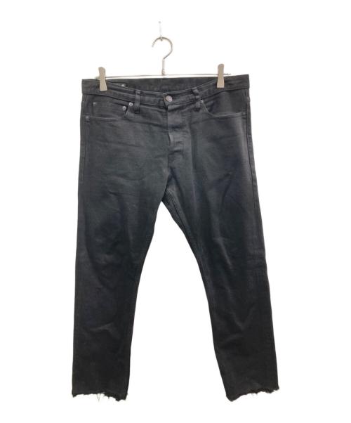 MINEDENIM（マインデニム）MINEDENIM (マインデニム) Slim Tapered STR 5pocket ブラック サイズ:10の古着・服飾アイテム
