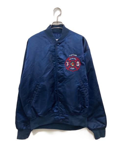 GAME SPORTSWEAR（ゲームスポーツウェア）GAME SPORTSWEAR (ゲームスポーツウェア) ブルゾン ネイビー サイズ:Lの古着・服飾アイテム