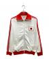 adidas（アディダス）の古着「red white flag design track jacket」｜ホワイト×レッド