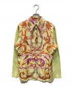 HERMESエルメス）の古着「シルクコットンプルオーバーシャツ」｜マルチカラー