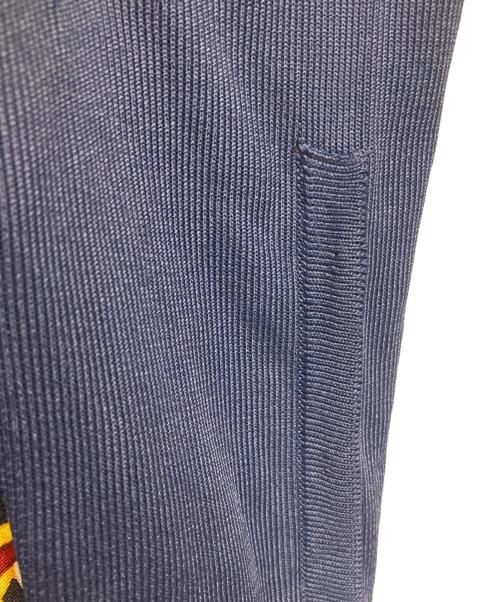 CELINE（セリーヌ）CELINE (セリーヌ) シルクスカーフ柄ジャケット ネイビー サイズ:36の古着・服飾アイテム