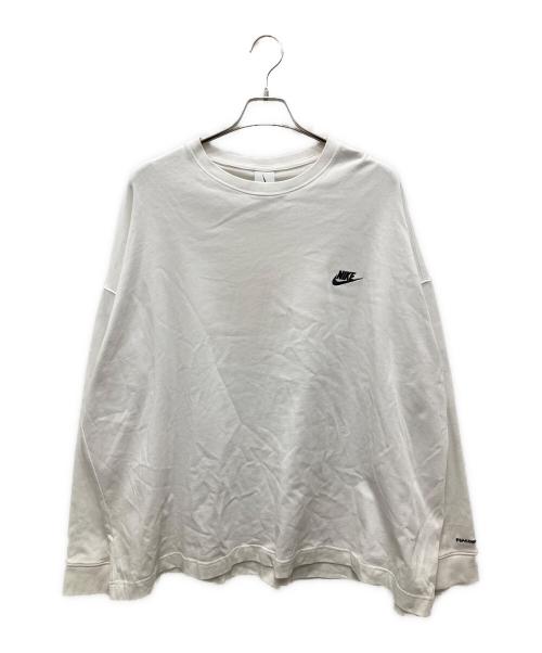 NIKE PEACEMINUSONE PMO（ナイキ ピースマイナスワン）NIKE PEACEMINUSONE PMO (ナイキ ピースマイナスワン) ロングスリーブカットソー ホワイト サイズ:Lの古着・服飾アイテム
