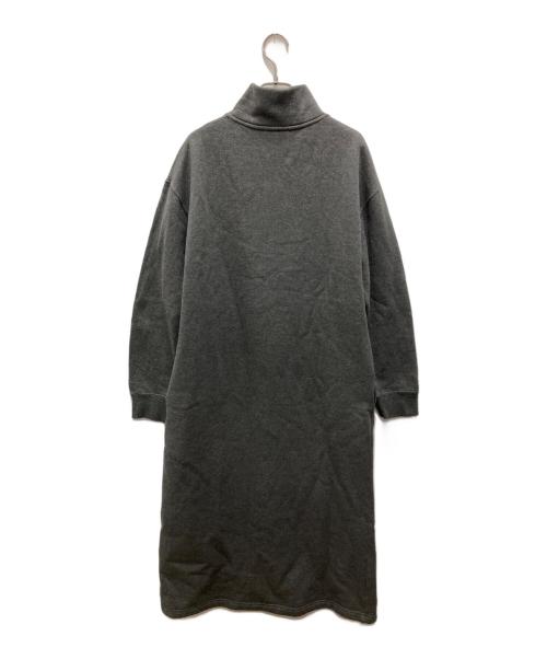 EVERYDAY I LIKE.（エヴリデイ アイ ライク）EVERYDAY I LIKE. (エヴリデイ アイ ライク) ハーフジップスウェットドレス グレー サイズ:36の古着・服飾アイテム