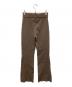 MUSE de Deuxieme Classe (ミューズ ドゥーズィエム クラス) Diner Bリブパンツ ブラウン サイズ:36：4000円