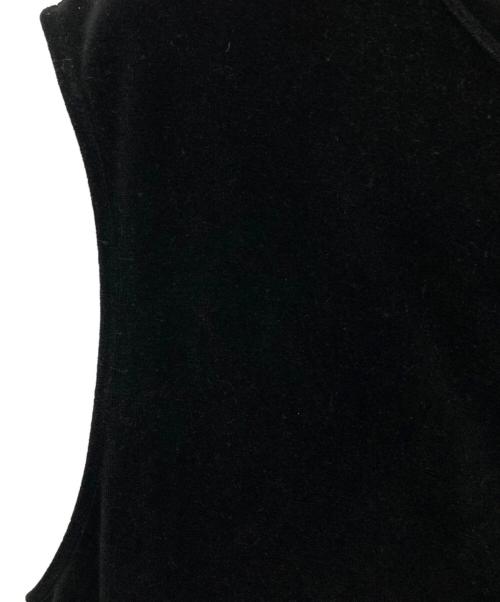 MACPHEE（マカフィー）MACPHEE (マカフィー) コットンポリエステルベロア オールインワン ブラック サイズ:36の古着・服飾アイテム